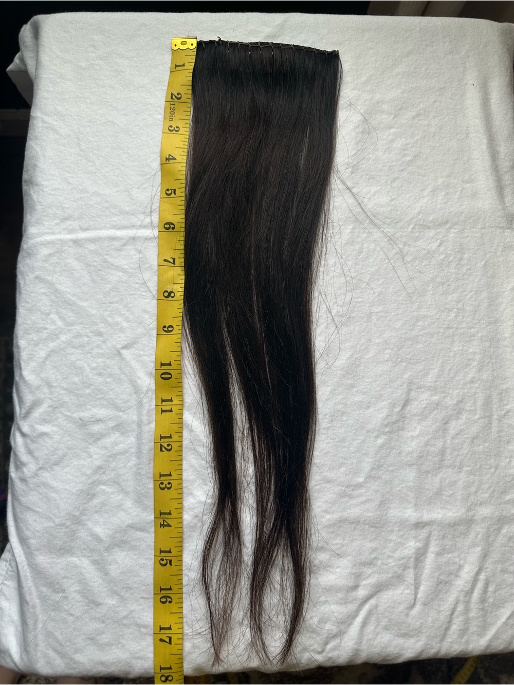 Bellami Off Black/mocha Cream Flex Weft 18” Human Hair Extensions - Picture 3 of 11